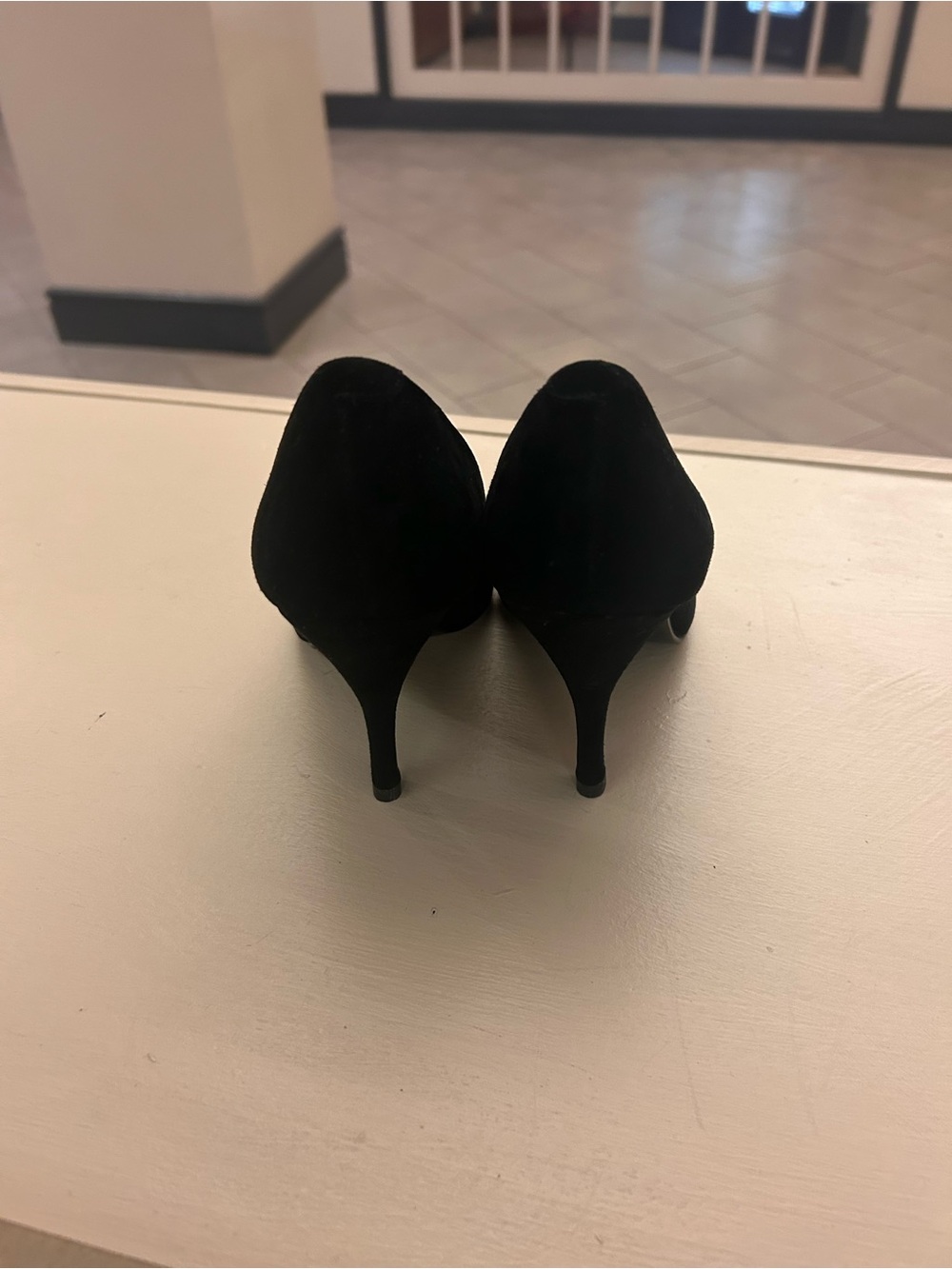 Heels Steve Madden Classic Black Suede Pointed-Toe Heels for Women - Picture 11 of 12